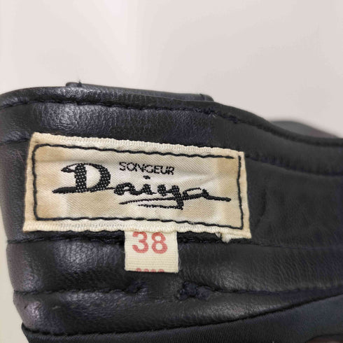 SONCEUR DAIYA スペイン製 レザー ミニ丈 スカート レディース 38