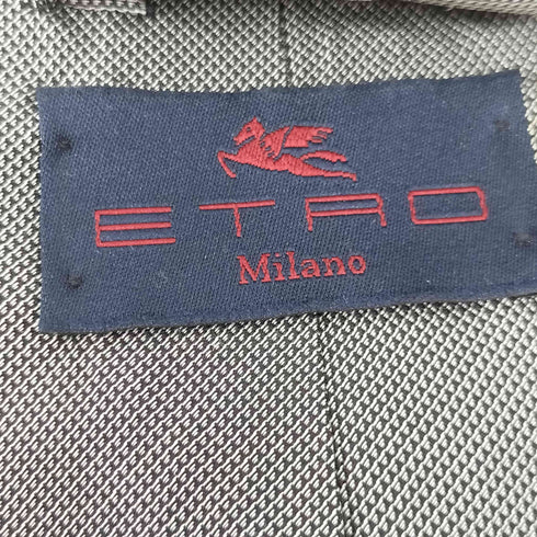 エトロミラノ ETRO MILANO イタリア製 総柄シルクネクタイ メンズ