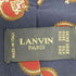 ランバン パリ LANVIN PARIS イタリア製 総柄シルクネクタイ メンズ