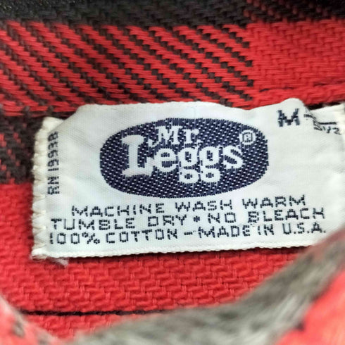 MR.LEGGS 70S MADE IN USA バッファローチェック L/S ヘビーネルシャツ メンズ import:M