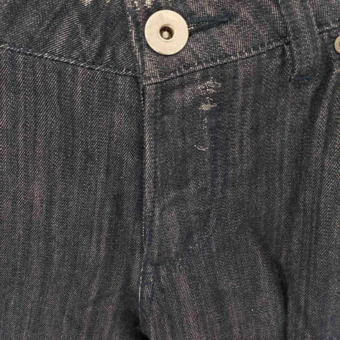 イッセイミヤケ ISSEY MIYAKE A-POC COTTON GALAXY USED加工 フレアデニム レディース JPN:1
