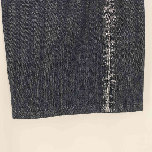 イッセイミヤケ ISSEY MIYAKE A-POC COTTON GALAXY USED加工 フレアデニム レディース JPN:1
