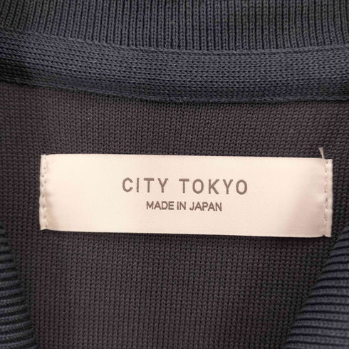 CITY TOKYO 定番 洗える Joint knit ニット ブルゾン メンズ JPN:2