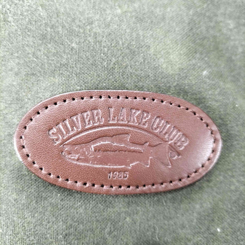 シルバーレイククラブ SILVER LAKE CLUB レザーパイピング ワックスドコットンバックパック メンズ