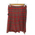 トリココムデギャルソン tricot COMME des GARCONS AD1990 90AW タータンチェック コットンラップスカート レディース JPN:M