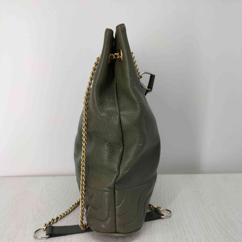 ニナリッチ NINA RICCI フランス製 チェーンベルトレザーショルダーバッグ レディース