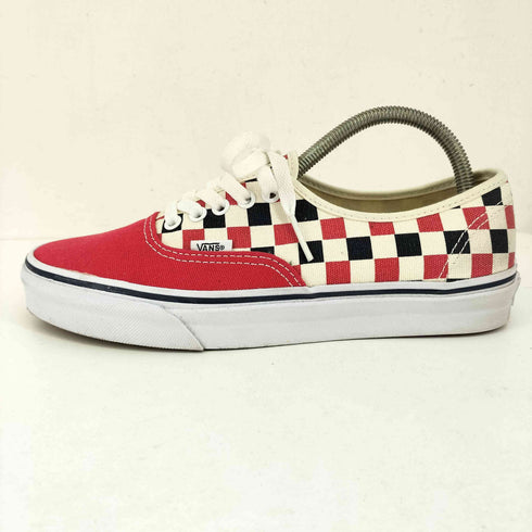 バンズ VANS AUTHENTIC RED/BLUE/CHECK メンズ JPN:26