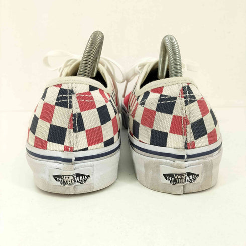 バンズ VANS AUTHENTIC RED/BLUE/CHECK メンズ JPN:26