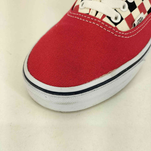 バンズ VANS AUTHENTIC RED/BLUE/CHECK メンズ JPN:26
