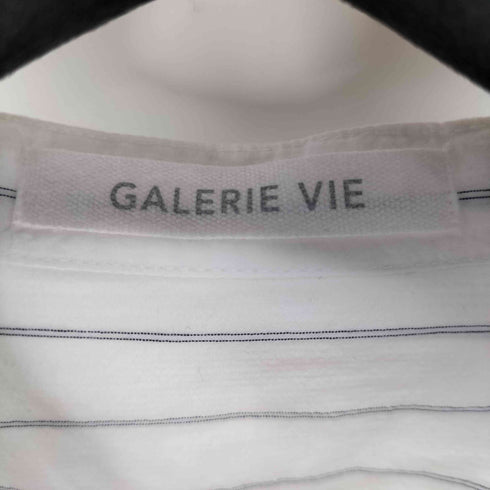 ギャルリーヴィー GALERIE VIE ラウンドカットストライプシャツ レディース 36