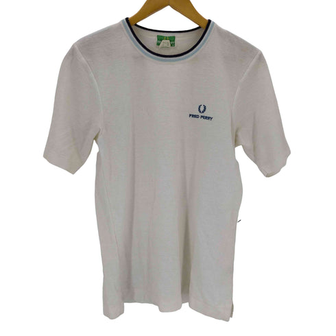 フレッドペリー FRED PERRY SPORTSWEAR 80s 緑タグ 2ラインTシャツ メンズ import:M