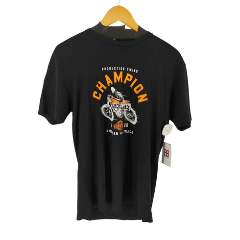 HOGSPOLI ライダープリント クルーネックTシャツ メンズ import:M