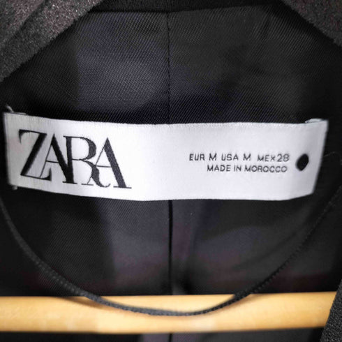 ザラ ZARA ポケット ピークドラペル ベスト レディース import:M