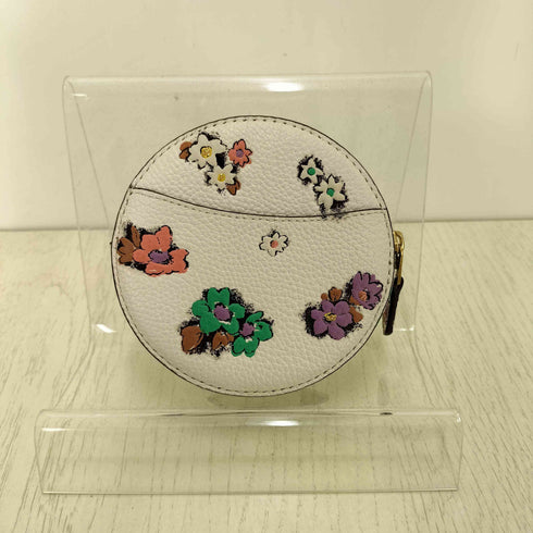 コーチ COACH ラウンドコインケース ウィズ フローラルプリント レディース