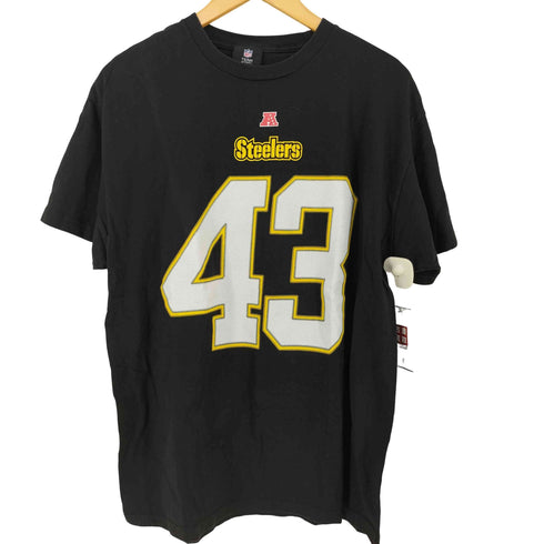 エヌエフエル NFL STEELERS クルーネックTシャツ メンズ import:L