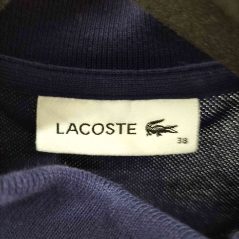 ラコステ LACOSTE 変形鹿の子ポロシャツ レディース 38