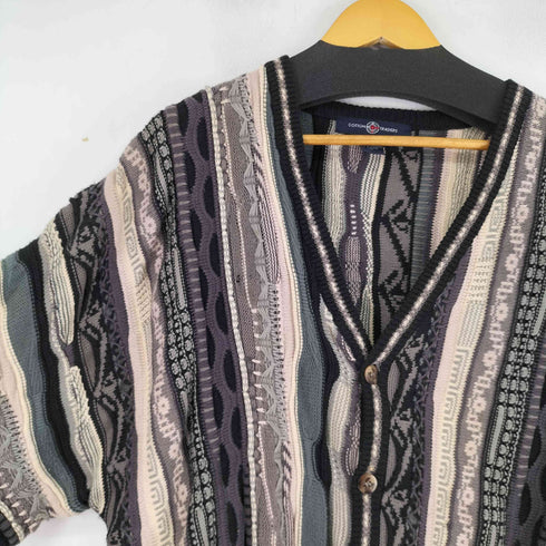 COTTON TRADERS 3Dニット カーディガン メンズ JPN:XL