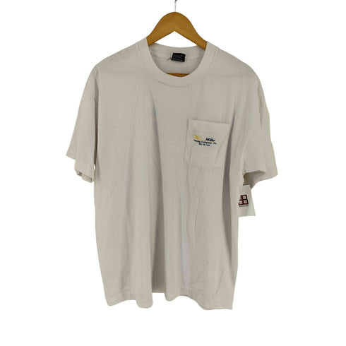 フルーツオブザルーム FRUIT OF THE LOOM 黒タグ 企業print TEE メンズ import:XL