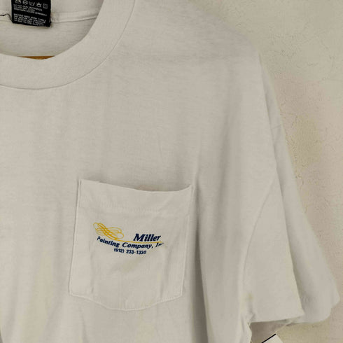 フルーツオブザルーム FRUIT OF THE LOOM 黒タグ 企業print TEE メンズ import:XL