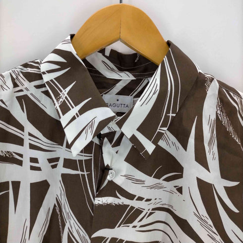 バグッタ Bagutta リーフ柄シャツ メンズ import:M