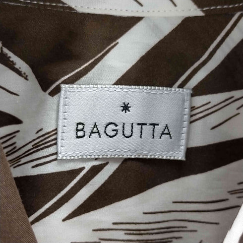 バグッタ Bagutta リーフ柄シャツ メンズ import:M