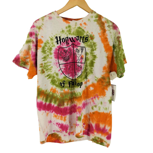 ギルダン GILDAN タイダイ柄 ホグワーツ クルーネックTシャツ メンズ import:L