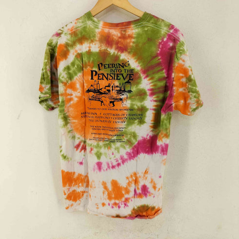 ギルダン GILDAN タイダイ柄 ホグワーツ クルーネックTシャツ メンズ import:L