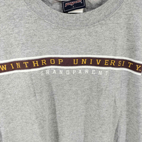 ジャンスポーツ JanSport WINTHROP UNIVERSITY クルーネックTシャツ メンズ import:L