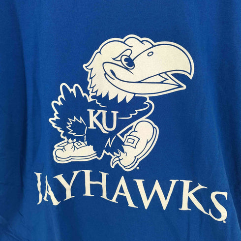 フルーツオブザルーム FRUIT OF THE LOOM JAYHAWKS クルーネックTシャツ メンズ import:L
