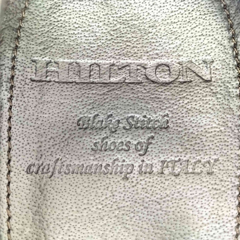 ヒルトン HILTON H824 ストレートチップ 外羽根 レザーシューズ vibramソール メンズ 43