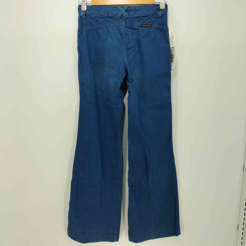 SANJEGO 90S ポケットデザイン センターライン フレアデニム レディース US:28-29