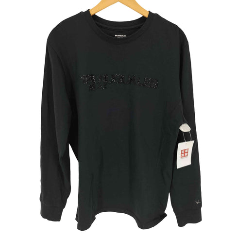 ウノピゥウノウグァーレトレリラックス 1PIU1UGUALE3 RELAX スパークリング ロゴ ロング Tシャツ メンズ JPN:L