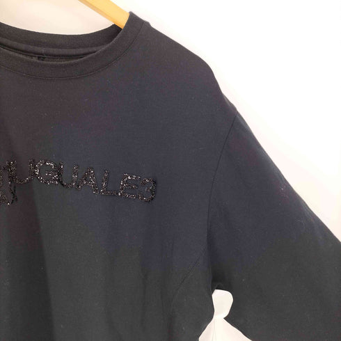 ウノピゥウノウグァーレトレリラックス 1PIU1UGUALE3 RELAX スパークリング ロゴ ロング Tシャツ メンズ JPN:L