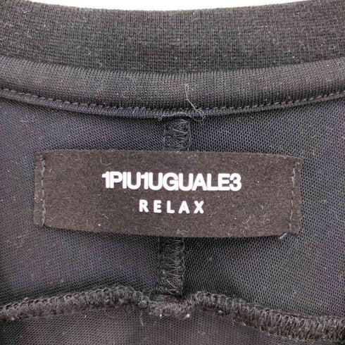ウノピゥウノウグァーレトレリラックス 1PIU1UGUALE3 RELAX スパークリング ロゴ ロング Tシャツ メンズ JPN:L
