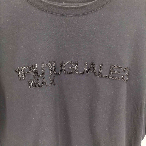 ウノピゥウノウグァーレトレリラックス 1PIU1UGUALE3 RELAX スパークリング ロゴ ロング Tシャツ メンズ JPN:L