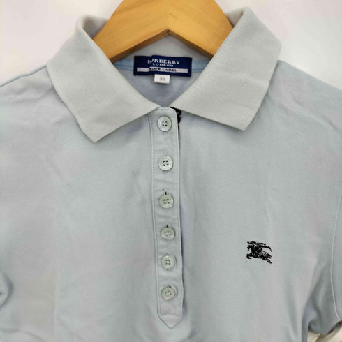 バーバリーブルーレーベル BURBERRY BLUE LABEL ワンポイント ポロシャツ レディース JPN:38