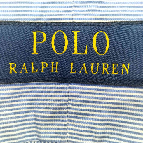 ポロラルフローレン POLO RALPH LAUREN ポニー刺繍 ストライプ ワイドカラー シャツ メンズ 16 1/2