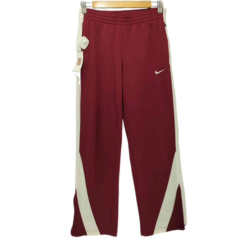 ナイキ NIKE Swoosh Cardinal Red & White Track Pants NWT レディース