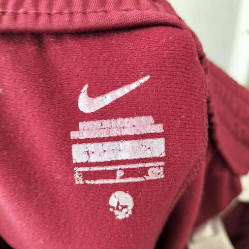 ナイキ NIKE Swoosh Cardinal Red & White Track Pants NWT レディース