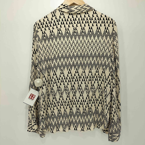 ザラ ZARA Printed Flowy Shirt レディース import:M
