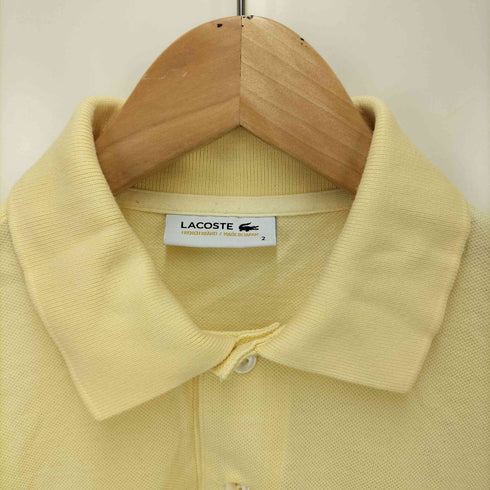 ラコステ LACOSTE 日本製 ワンポイント ロゴ 刺繍 S/S ポロシャツ メンズ JPN:2