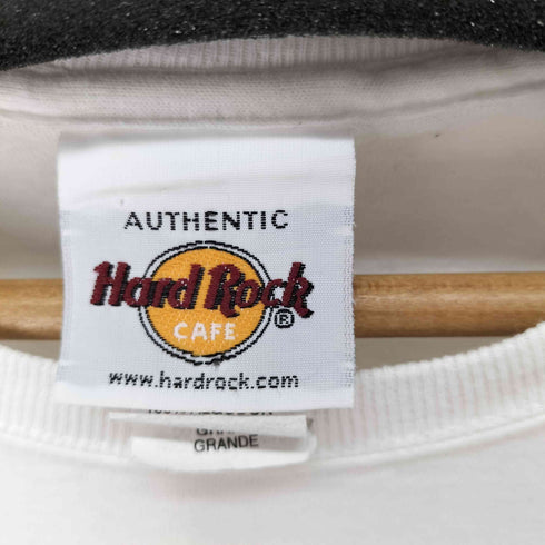 ハードロックカフェ Hard Rock Cafe USA製 S/S フロントロゴプリントクルーネックTシャツ メンズ