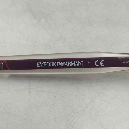 エンポリオアルマーニ EMPORIO ARMANI ブルーレンズ クリア フレーム サングラス レディース 55□20 140