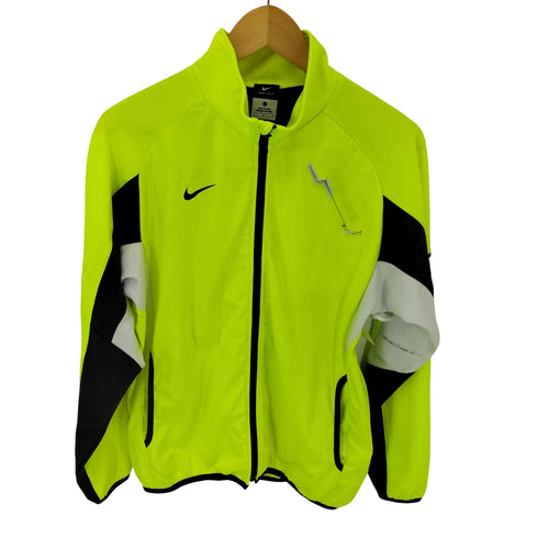 ナイキ NIKE DRI-FIT スウォッシュロゴプリント 背面メッシュ ジップアップジャケット メンズ import:L