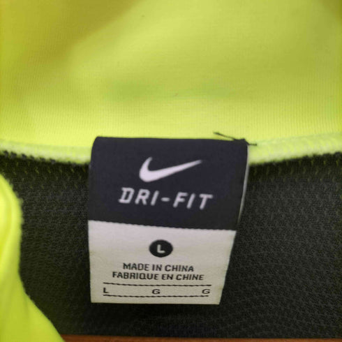 ナイキ NIKE DRI-FIT スウォッシュロゴプリント 背面メッシュ ジップアップジャケット メンズ import:L