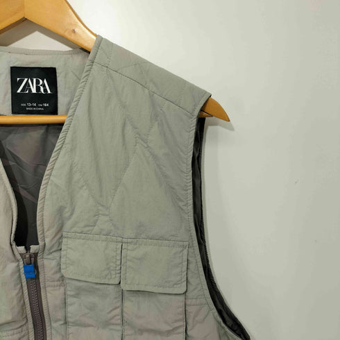 ザラ ZARA テクニカル キルティング ベスト レディース 13-14