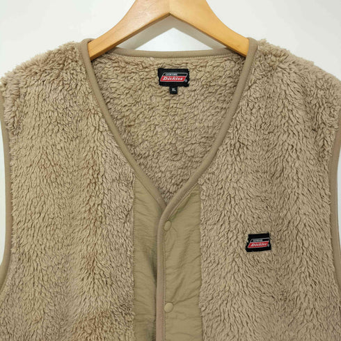 ジェニュインディッキーズ GENUINE Dickies シャギーボアベスト ファーベスト メンズ XL