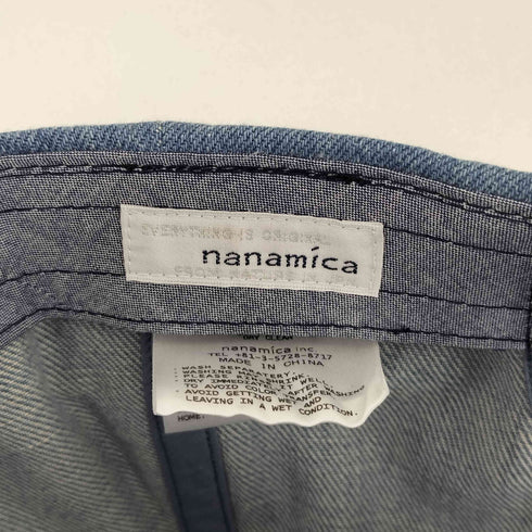 ナナミカ nanamica Indigo Bleachキャップ メンズ