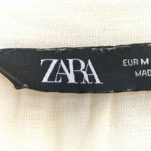 ザラ ZARA Panelled Linen Blend Midi Dress パネルド リネンブレンド ミディドレス レディース import:M