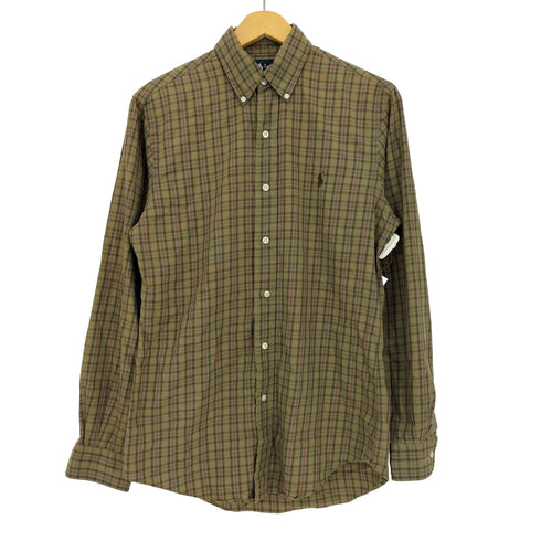 ラルフローレン RALPH LAUREN CUSTOM FIT ボタンダウンシャツ メンズ import:S